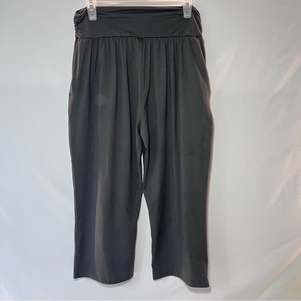 U-E-U Cropped Grey Wide Leg Pants - Size XL - Picture 2 of 8